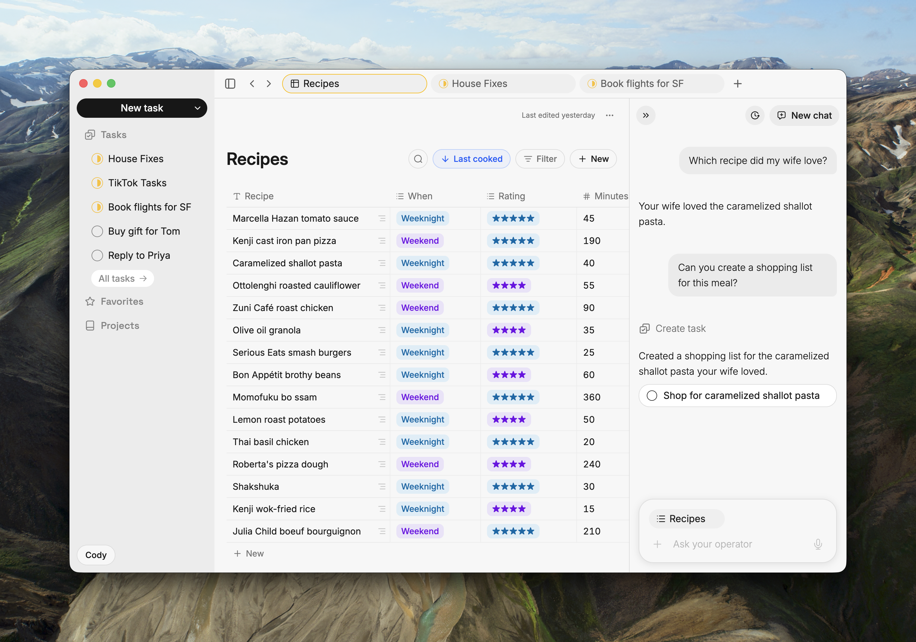 Recipe Collection Web